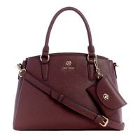 Siera Satchel MERLOT view