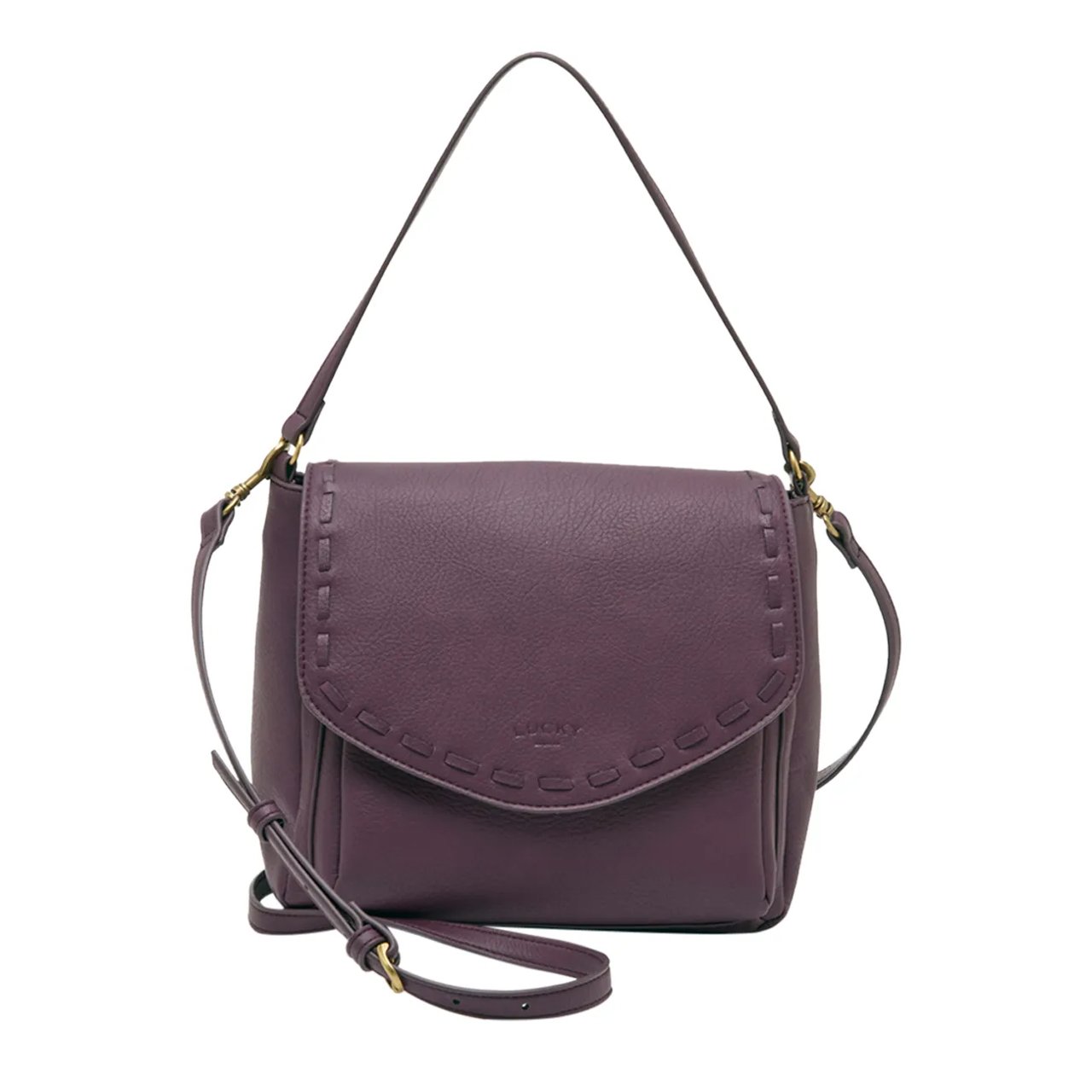 Women's Flapover Convertilbe Satchel Bag