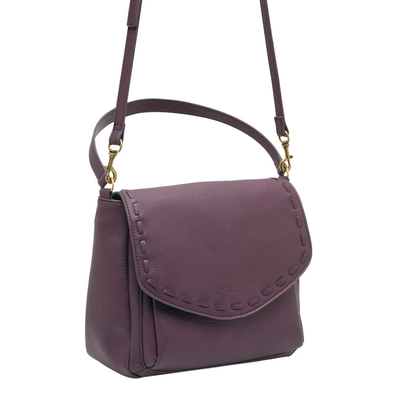 Women's Flapover Convertilbe Satchel Bag