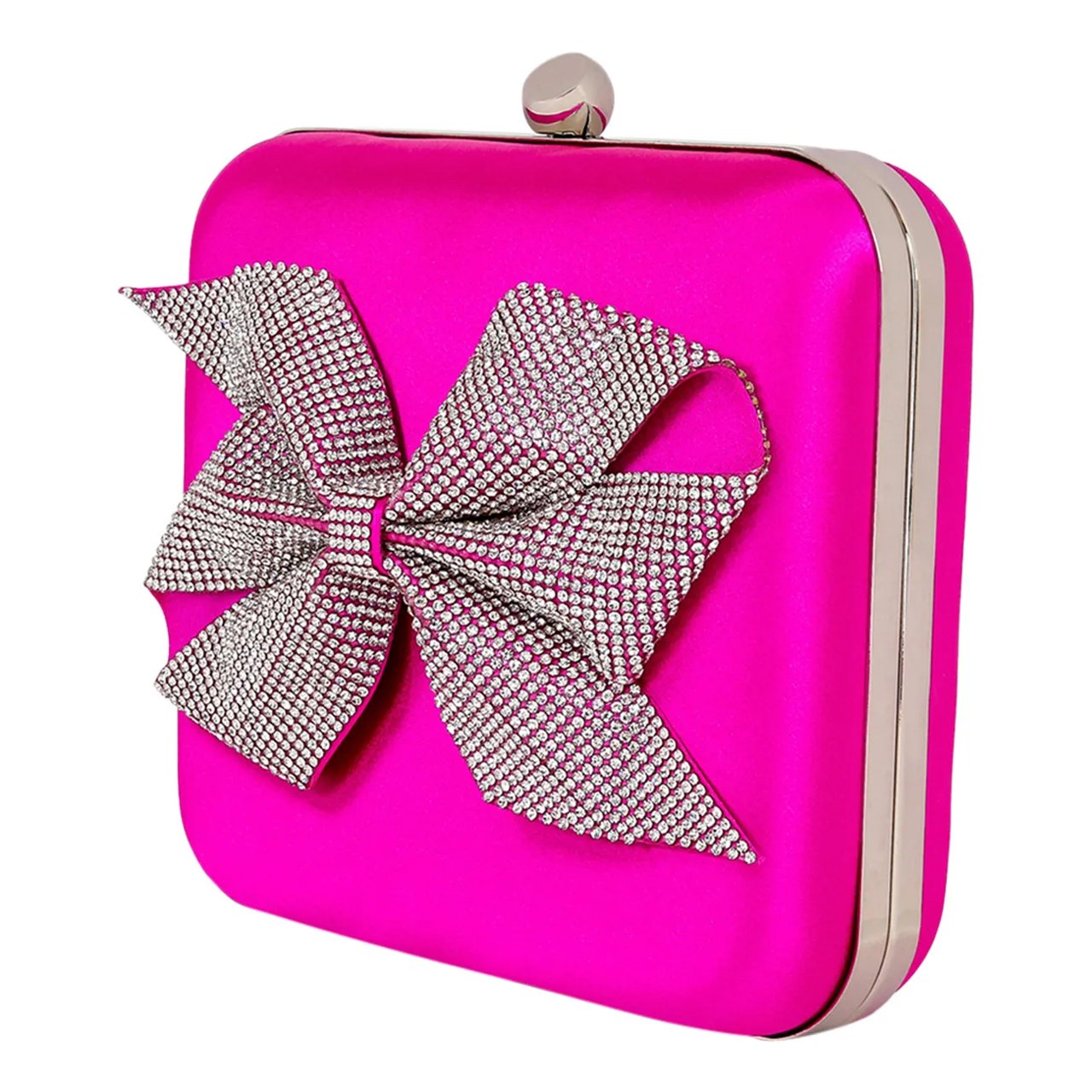 Women's Blakely Structured Bow Square Minaudiere