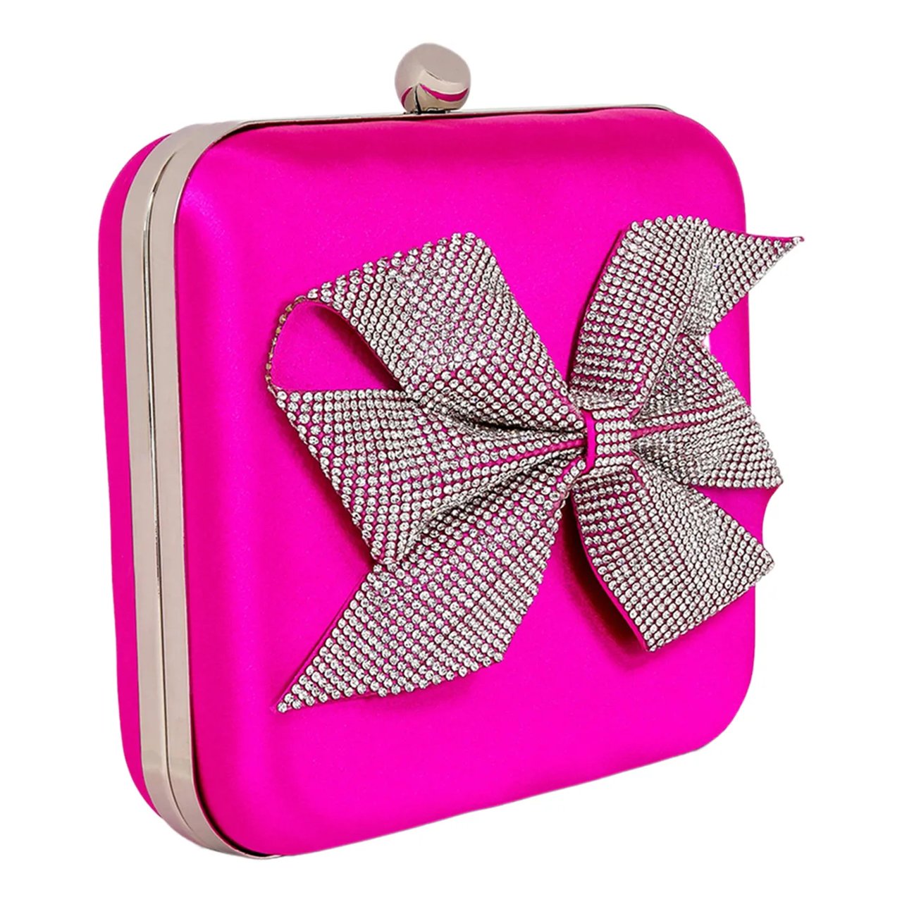 Women's Blakely Structured Bow Square Minaudiere