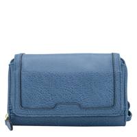 Flap Wallet-on-a-String BLUE view