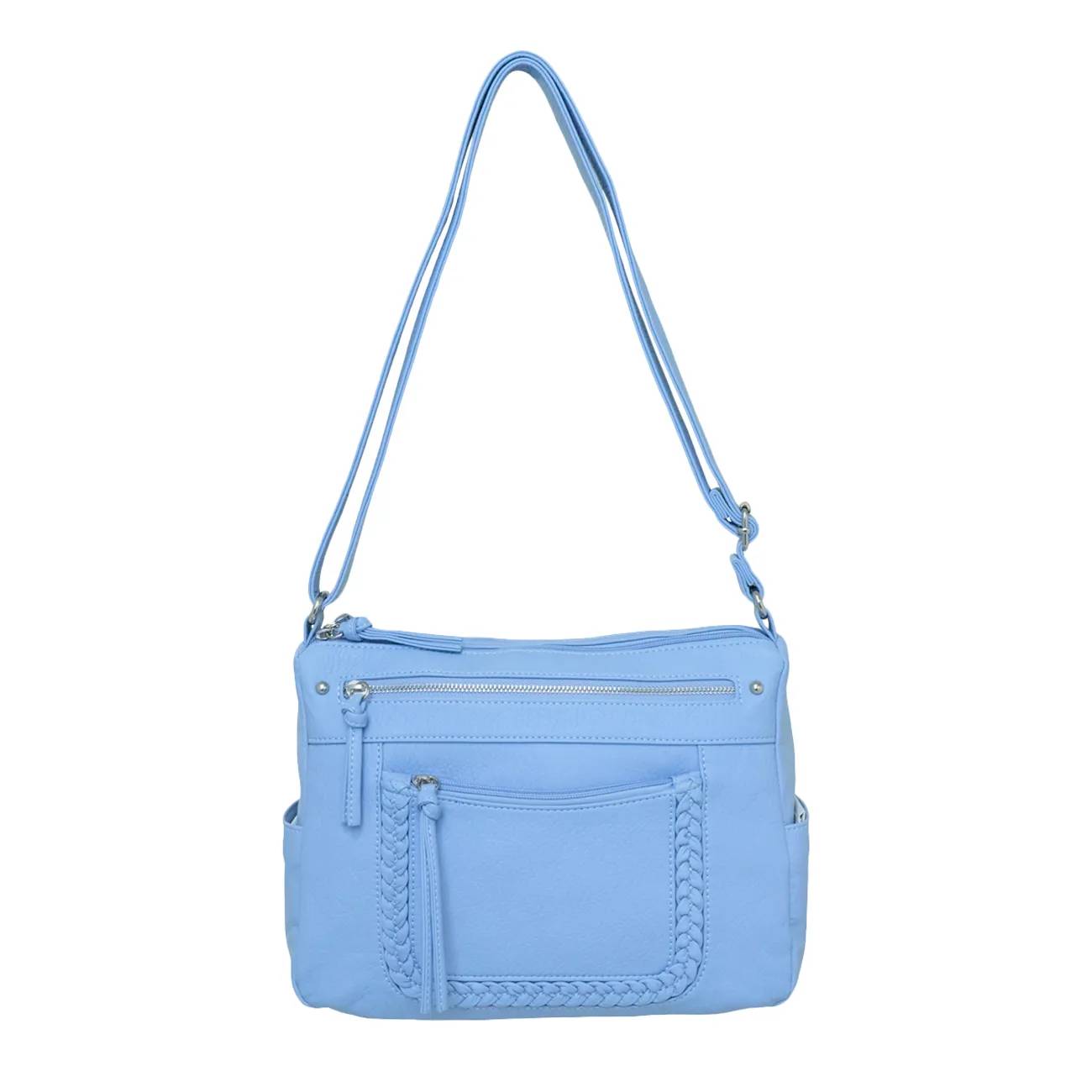 Essex Lane Braided Flap Crossbody