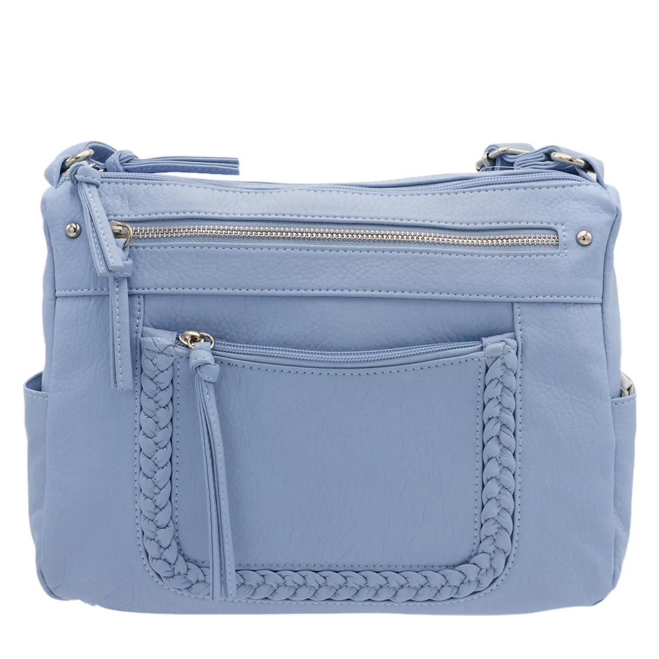 Braided Flap Crossbody