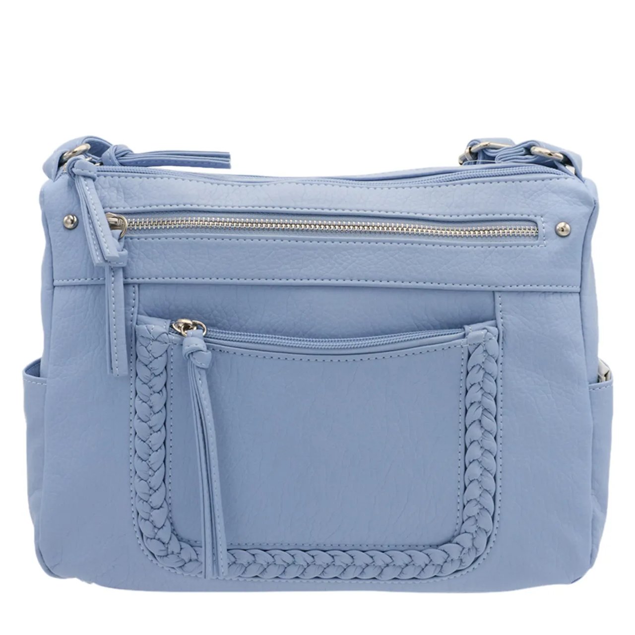 Braided Flap Crossbody
