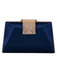Women's Amira Minaudiere Clutch NAVY view
