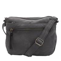 Tie Dye Twill Washed Crossbody Bag Grey view