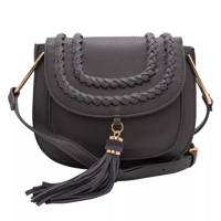 Tassel Crossbody Bag GREY SYN view