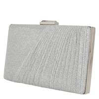 Nola Evening Clutch SILVER view