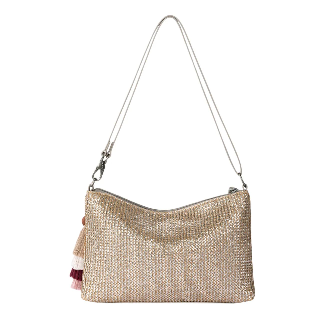 Women's Lumi Straw Crossbody Bag