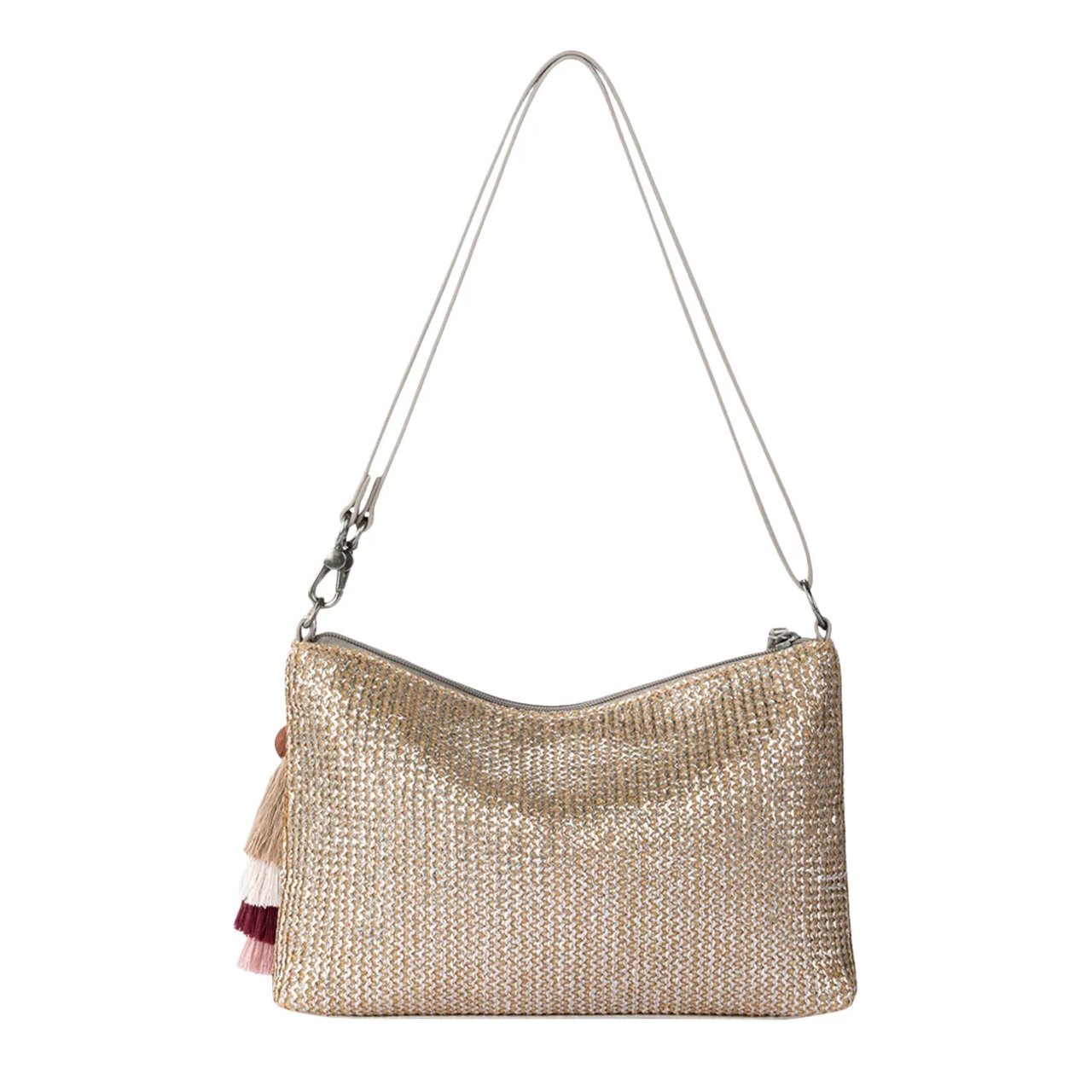 Women's Lumi Straw Crossbody Bag