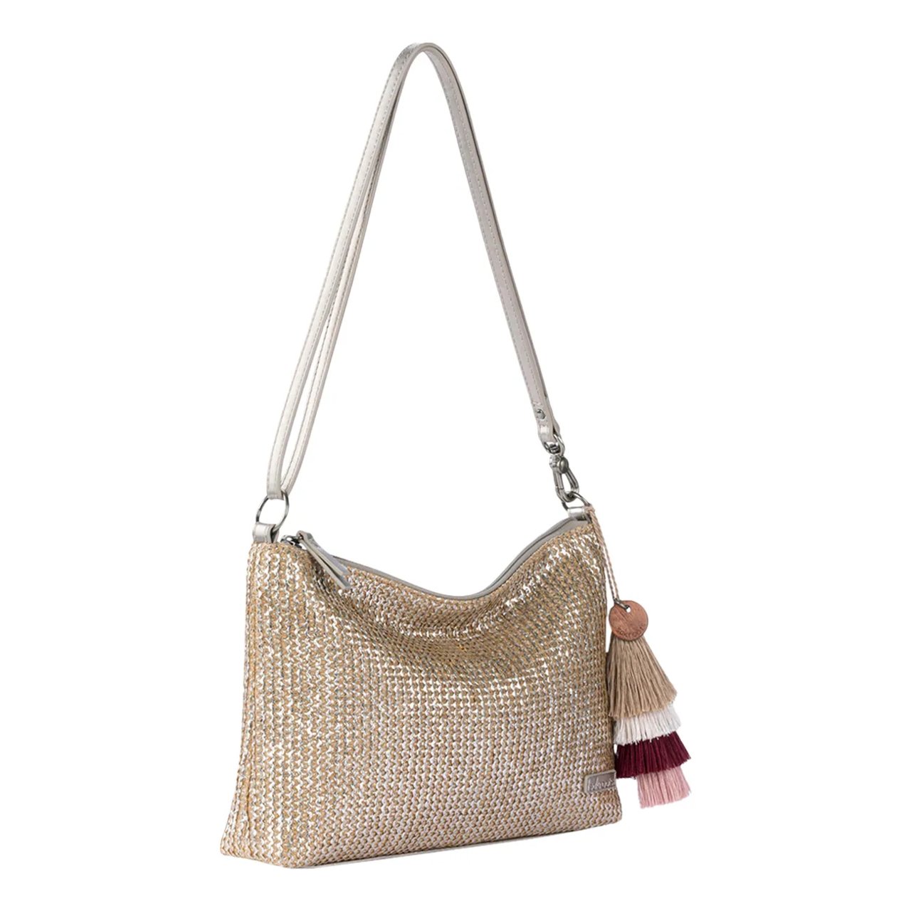 Women's Lumi Straw Crossbody Bag