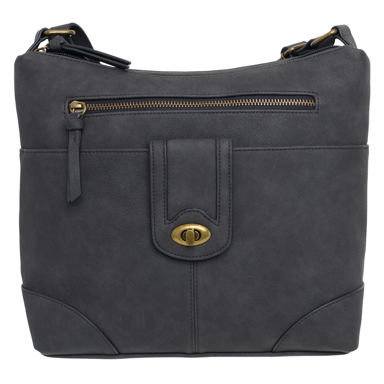 Women's Front Tab Crossbody Bag