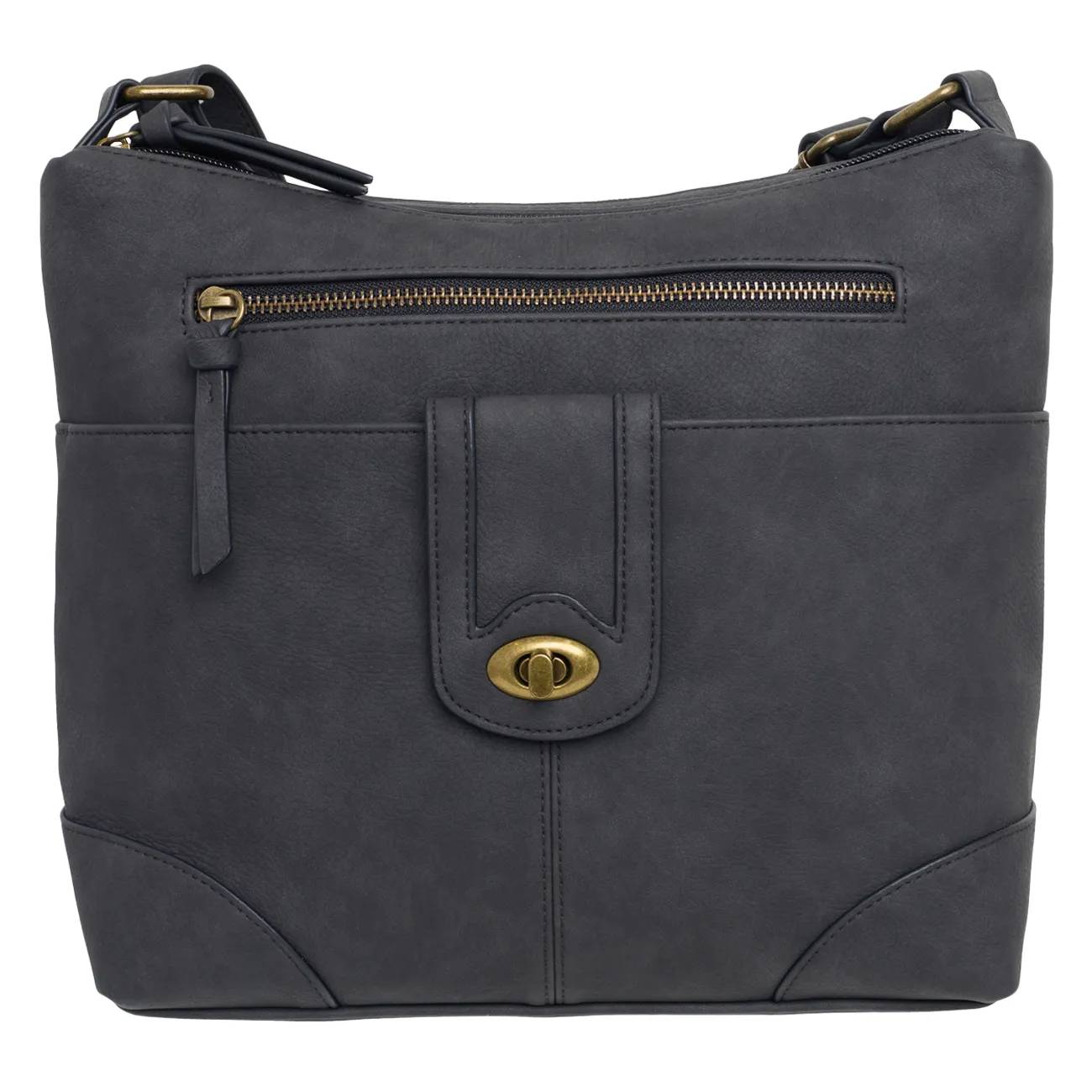 Women's Front Tab Crossbody Bag