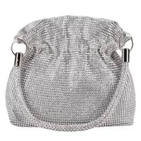 Women's Indigo Pouch Clutch SILVER view