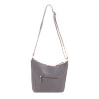 Women's Top Zip Crossbody Grey view