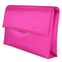 Harper Evening Clutch HOT PINK view
