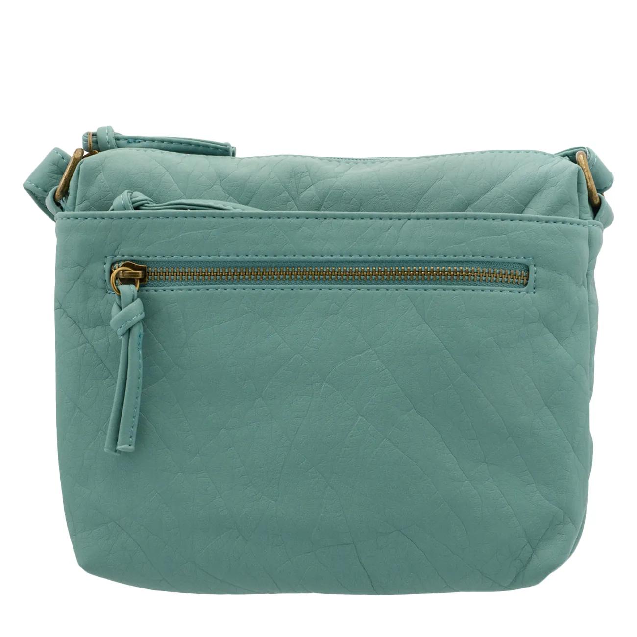 Women's Multi Zip Crossbody Bag