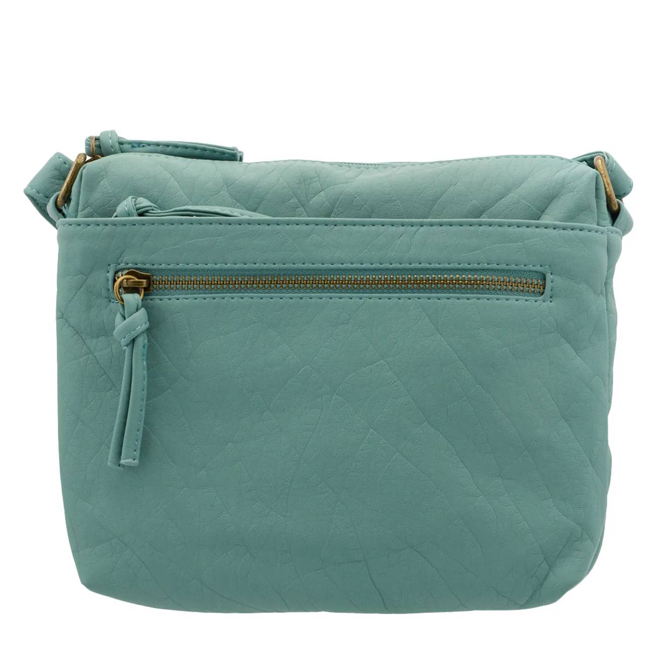 Essex Lane Women's Multi Zip Crossbody Bag