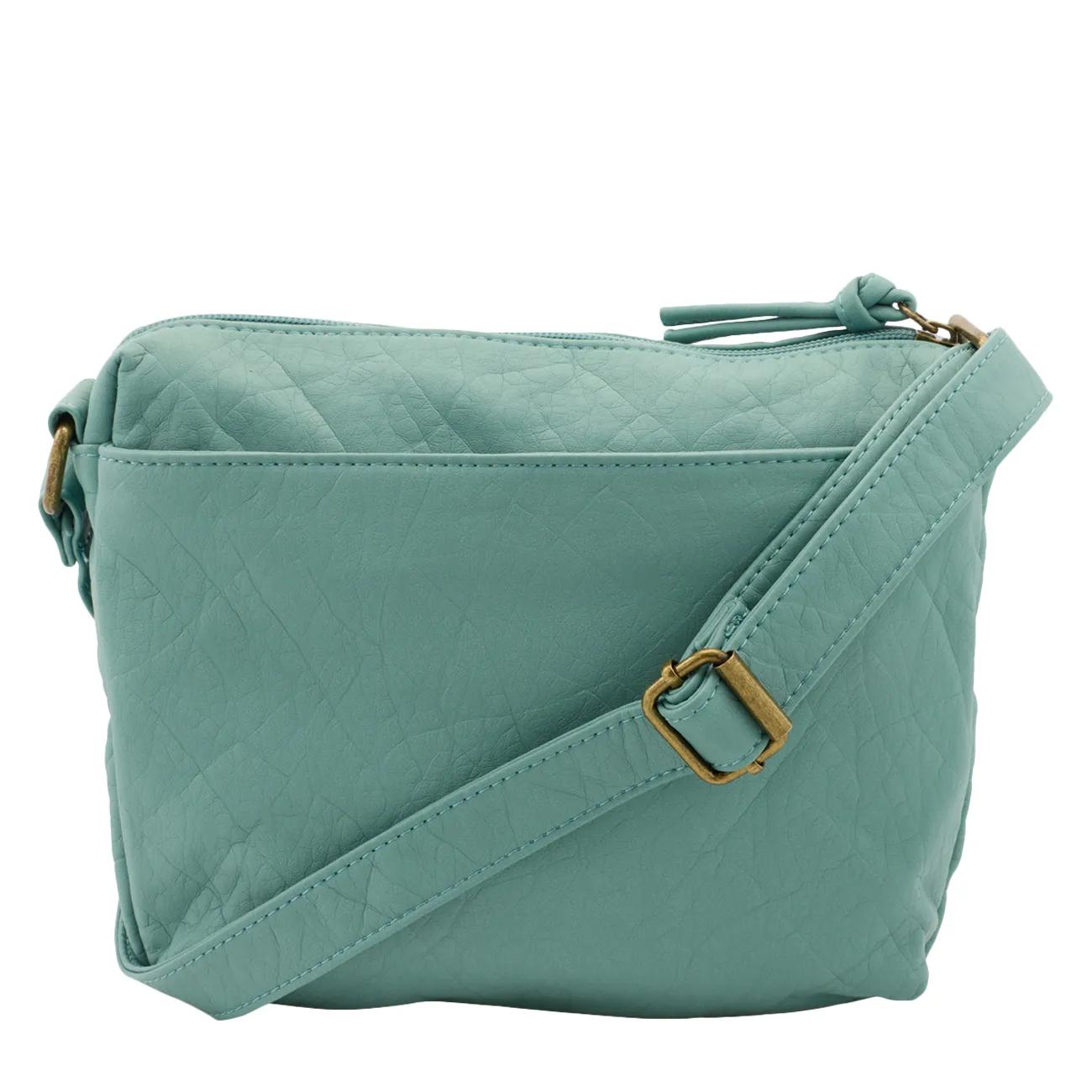 Women's Multi Zip Crossbody Bag