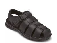 Darwyn Fisherman Sandal Black view