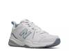 608 v5 Training Shoe - Women's White/Light Blue/Grey view