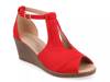 Kedzie Wedge Sandal Red view