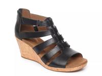Briah Gladiator Wedge Sandal Black view