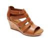 Briah Gladiator Wedge Sandal Taupe view