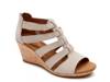 Briah Gladiator Wedge Sandal Taupe view