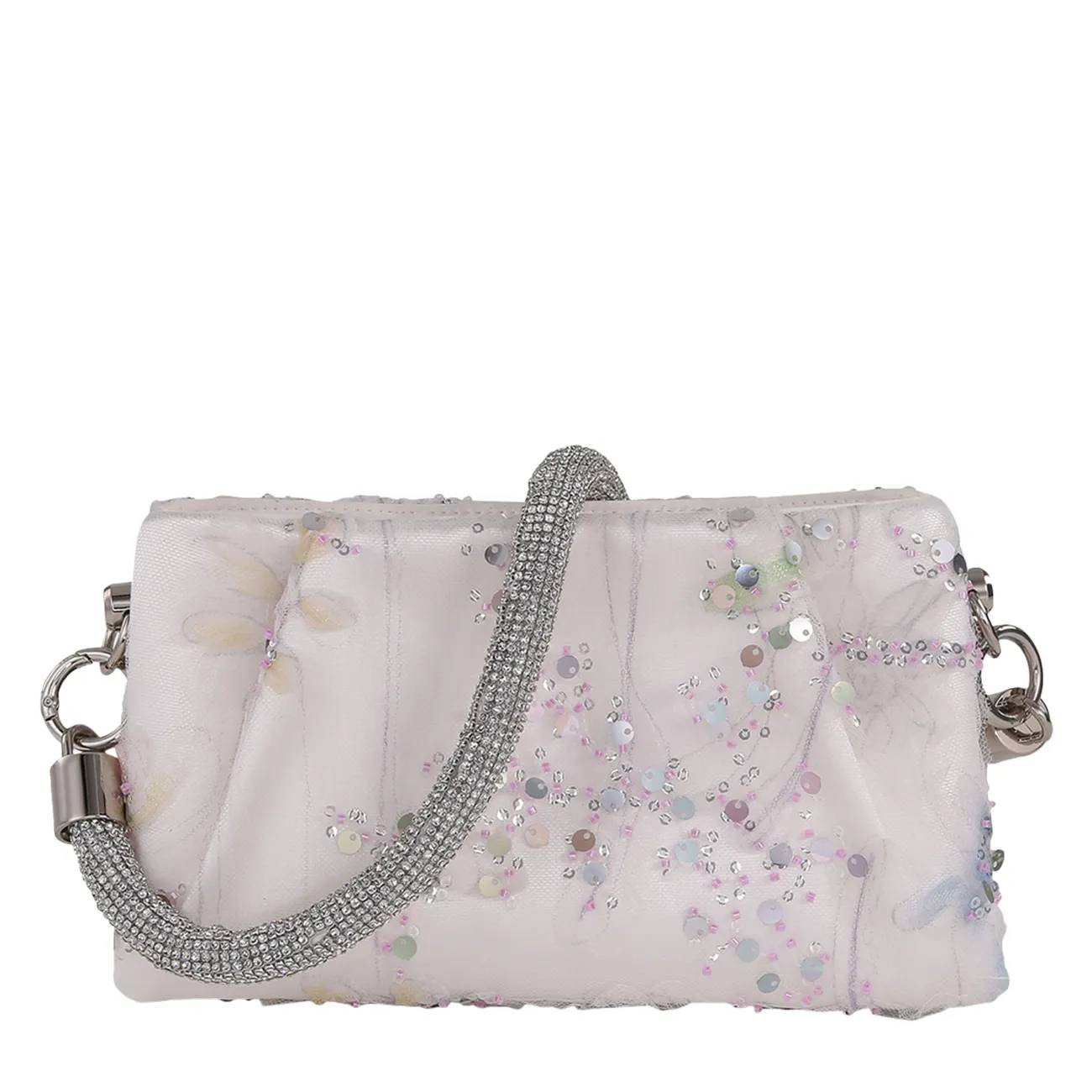 Jewel Badgley Mischka Aqua Handbag