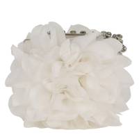 Natasha Ruffle Handbag WHITE view
