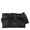 Women's Delilah Handtied Bow Envelope Clutch BLACK view