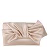 Women's Delilah Handtied Bow Envelope Clutch CHAMPAGNE  view