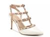 Liraven Pump White/Mauve Faux Patent view