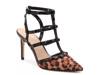 Liraven Pump Black Faux Leather/Brown Leopard Print Fabric view