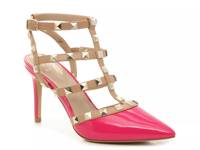 Liraven Pump Fuchsia/Beige Faux Patent view