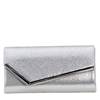 Chloe Clutch SILVER view
