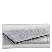 Chloe Clutch SILVER view