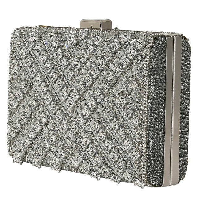 Beaded Structured Clutch