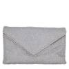 Noemi Envelope Clutch SILVER view