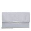 Foldover Rhinestone Clutch Silver view