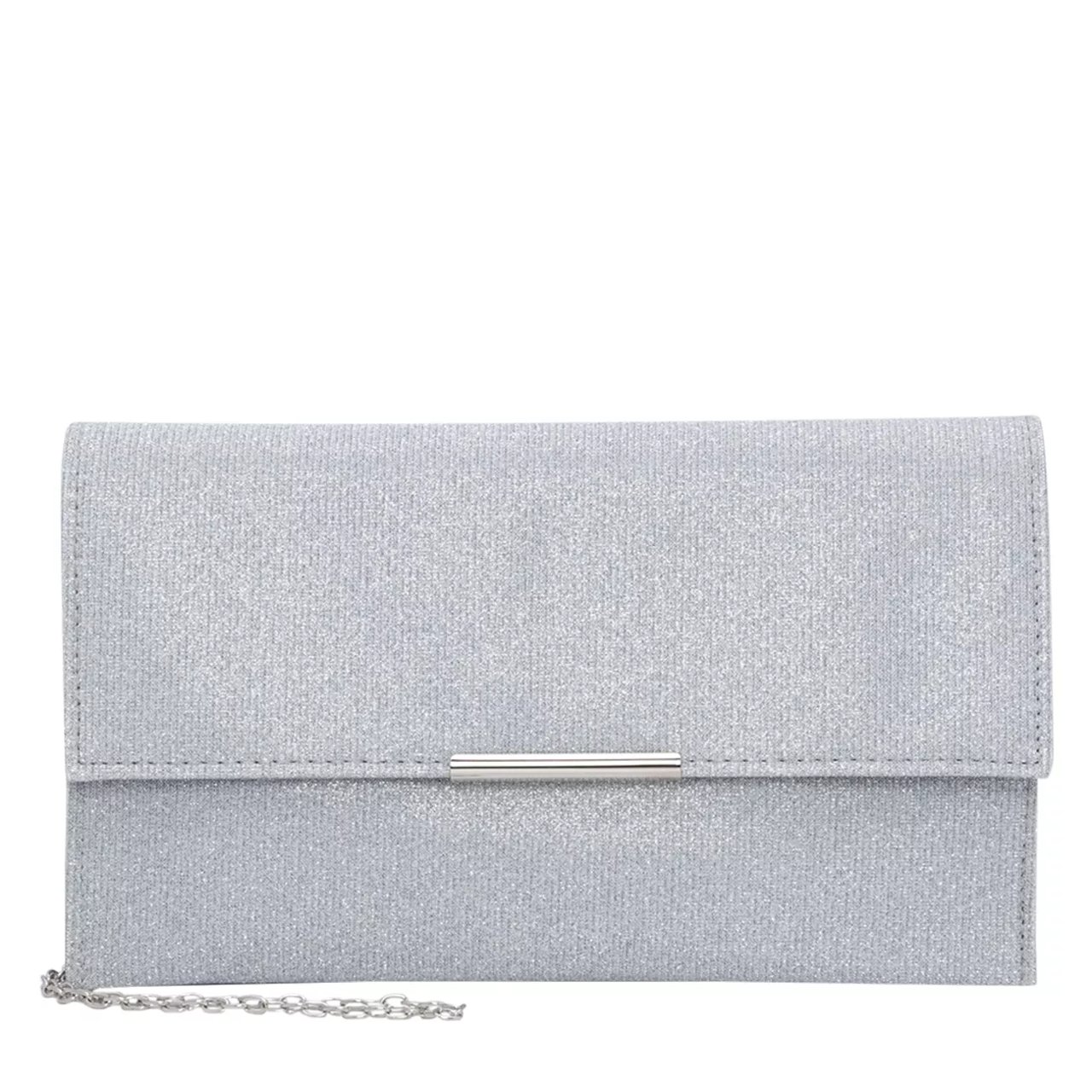 Foldover Rhinestone Clutch