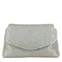 Women's Navy Clutch MINT GREEN view