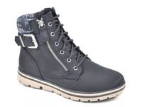 Kelsie Bootie Navy view