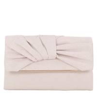 Oversized Bow Clutch CHAMPAGNE  view