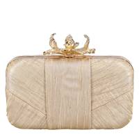Women's Lila Clutch GOLD view