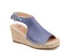 Crew Espadrille Wedge Sandal Periwinkle view