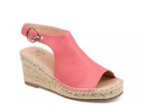 Crew Espadrille Wedge Sandal Coral view