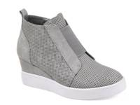 Clara Wedge Sneaker Grey view